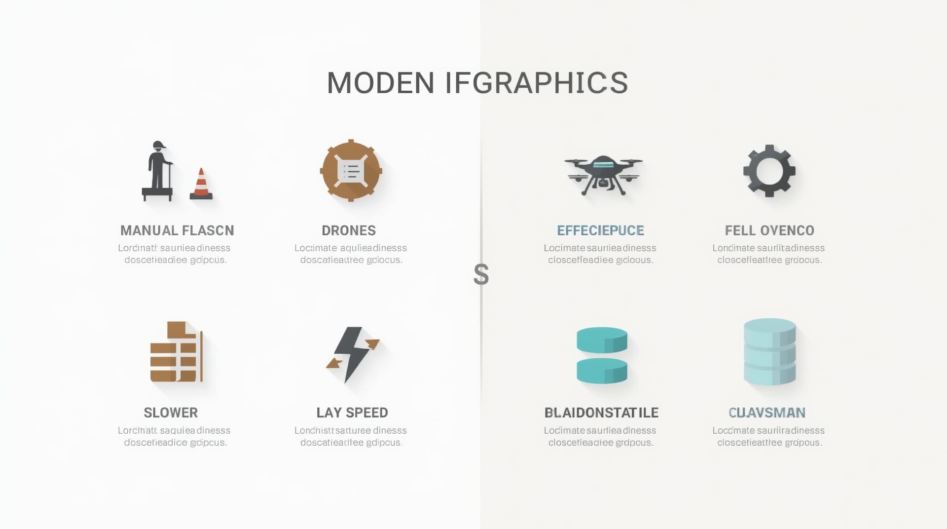 Infographic comparing manual bridge inspection versus drone aerial survey across six factors